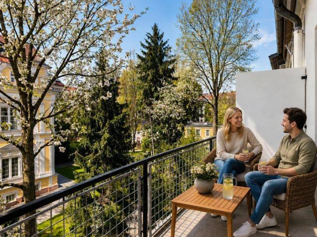 GRÜNOASE in Hofruhelage | 3 Zimmer | 77 m² | Balkon | Nähe Lainzer Tiergarten