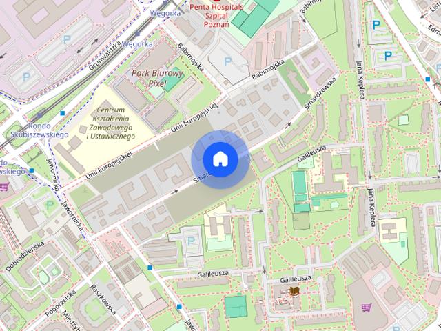GRUNWALD, ul. Smardzewska, 2 pok, 46m2, nowe, umeblowane