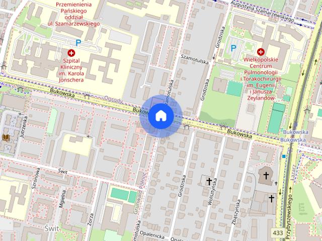 Grunwald, Szamotulska, I piętro, własny parking