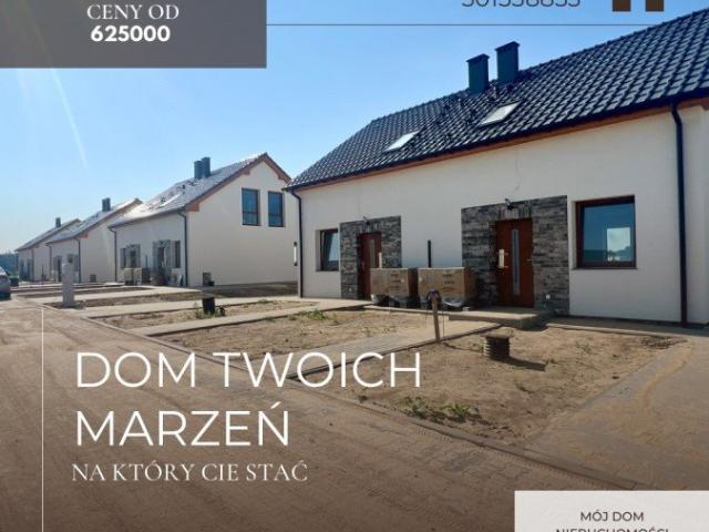 Segment bliźniak z tarasem i ogrzewaniem podłogowym