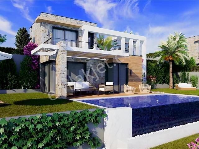 Gümüşlükte Full Deniz Manzaralı Sıfır Villa