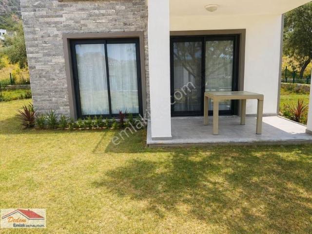 Gündoğan Yıllık Kiralık 2+1 Eşyalı Bahçe Katı Daire
