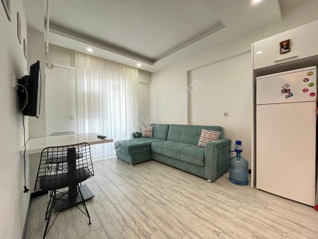 Gündoğdu Tımes'da 7/24 Güvenlikli Sitede Kiralık Lüks 1+1 Apart