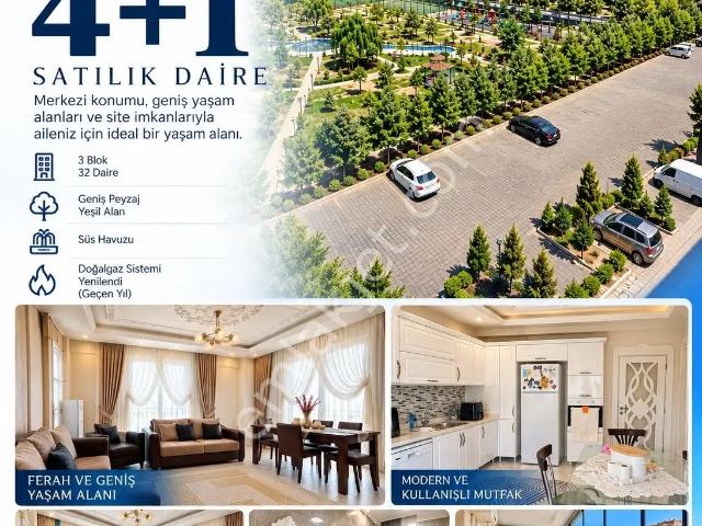 Güneş Düğün Salonu Karşısı | 4+1 | 3 Cepheli Lüks Daire