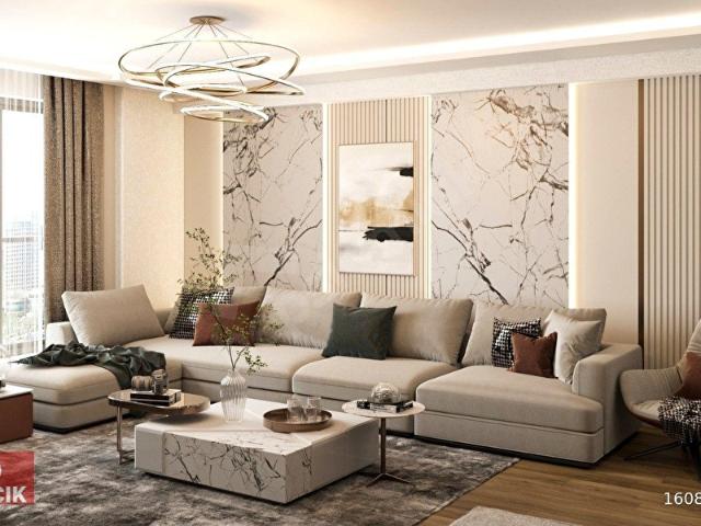Güneşevlerin En Şık Projesinde Modern 3+1 satılık daire