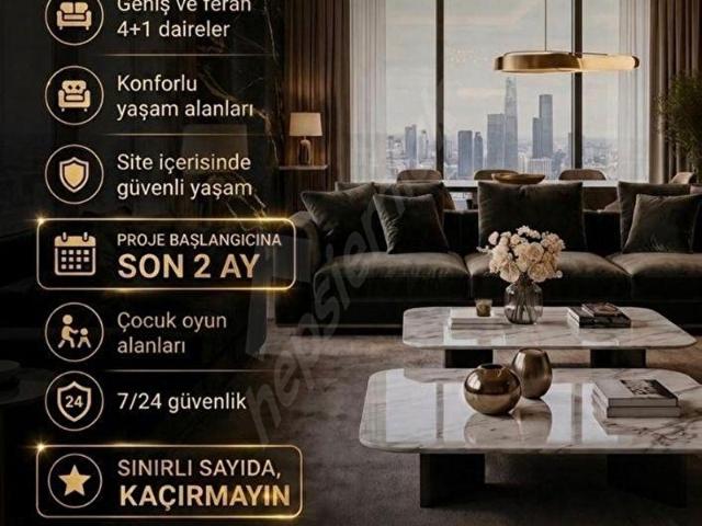 GÜNEŞ EMLAK'TAN PURSAKLAR'DA SINIRLI SAYIDA 4+1 SİTE DAİRESİ