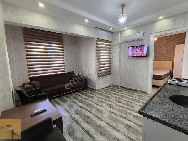 Güneykette Kiralık 1+1 Klimalı, Balkonlu Eşyalı Stüdyo Daire