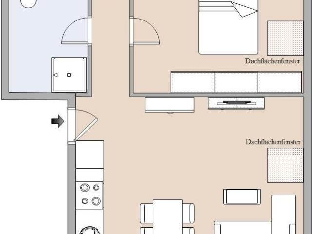 Günstige 2 Zimmerwohnung