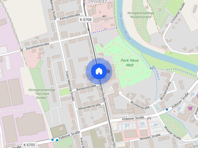 Günstige, gut geschnittene 4 R Maisonette DG WE in der Leipziger Straße 65