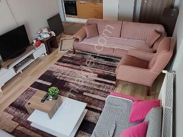Gültepede Havuzu Aktif 1+1 Ful Eşyalı Doğalgazlı Klimalı Kiralık Daire