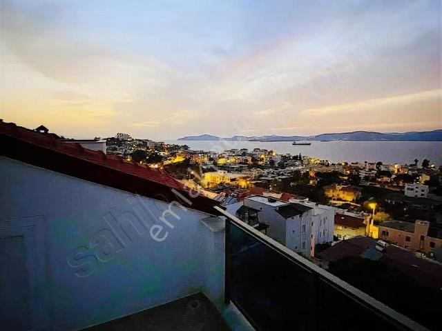 Güllük Çarşı Merkezde Full Deniz Manzaralı 4+1 Dubleks Daire