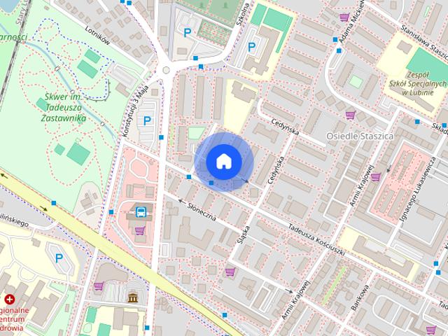 Gustowne 2 pokoje z garderobą – centrum Lubina | Krasickiego