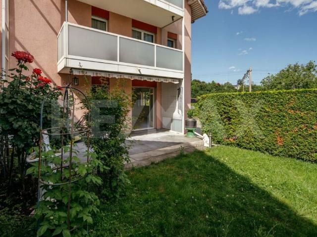 Gut angebunden: unkomplizierte 3½ Zimmer Wohnung mit Garten