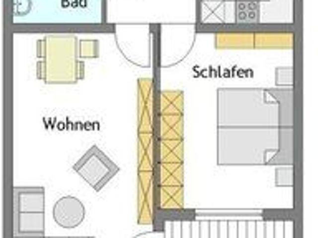 Gut aufgeteilte 3 Zimmer Wohnung in Mülheim Styrum mit Balkon und Aufzug
