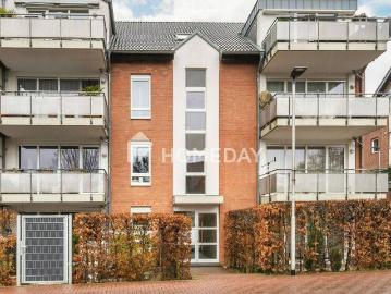 Gut geschnitten & gepflegt: 3 Zimmer Wohnung mit Südwest Balkon, Tiefgaragenstellplatz in Würselen
