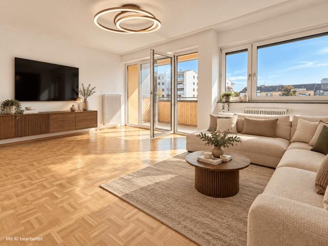Gut geschnittene und helle 3 Zimmer Wohnung mit Loggia, Lift und Stellplatz