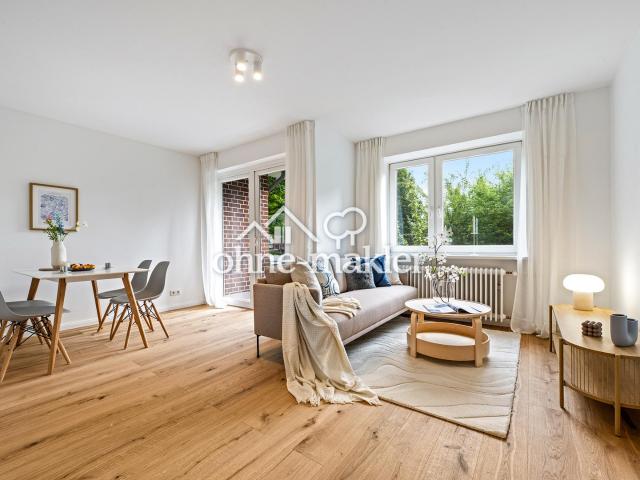 Gut geschnittene Zweiraum Wohnung grenze Barmbek Nord