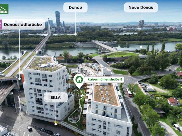 Gut geschnittene 1 Zimmer Wohnung bei der Alten Donau ab Dezember verfügbar!