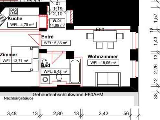 Gut geschnittene 2 Raum Wohnung am Paulusviertel ggüber der Landesversicherungsanstalt