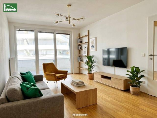 Gut geschnittene 2 Zimmer Wohnung mit weitläufigen Balkon Ihr neues Zuhause in der Green City!