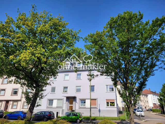 Gut geschnittene 3 Raum KDB Wohnung im DG