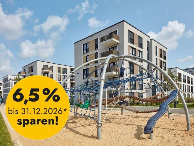Gut geschnittene 3 Zimmer Wohnung mit zwei Bädern, Abstellraum und Balkon
