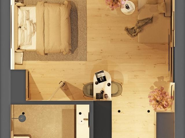 Gut durchdachte 1 Zimmer Wohnung in moderner Wohnanlage