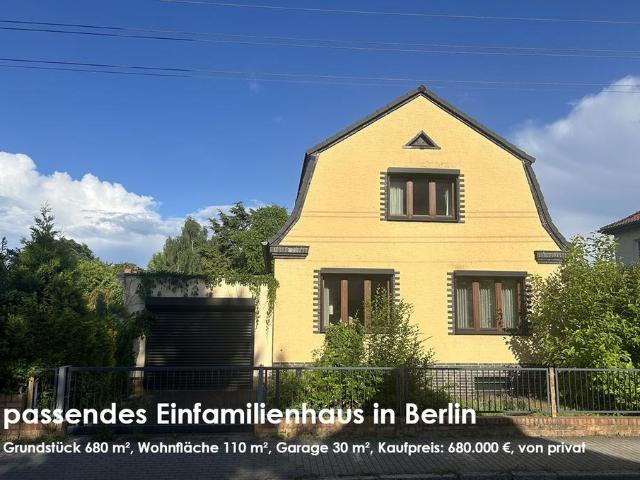 Gut und Haben – Einfamilienhaus in Berlin mit Garten, bezugsfrei