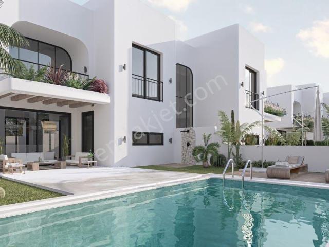 Güzelçamlı'da Denize 750 Metre Mesafe'de Projeden 3+1 Satılık Villalar