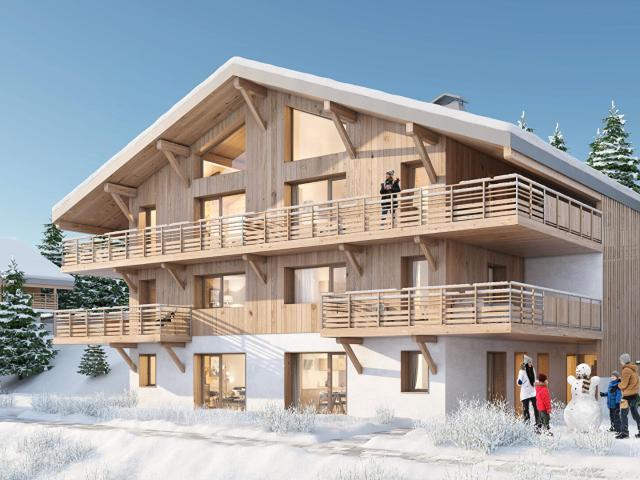 H001 Appartement 3 pièces 58m² avec Jardin + Terrasse + Gara. 58m² Morzine Avoriaz