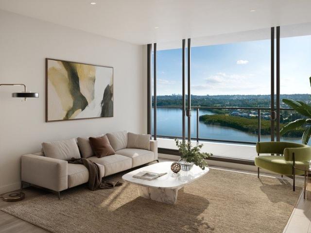 H1808 | Generous Balcony with Waterside River and Foreshore Views
