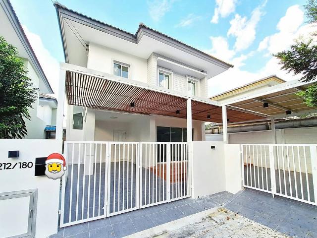 ให้เช่า บ้านเดี่ยวหลังมุม พฤกษาวิลเลจ 24 ซีนเนอรี่ คลอง 2 ธัญบุรี 3 ห้องนอน 2 ห้องน้ำ ทำเลดี ติดถนนรังสิต–นครนายก