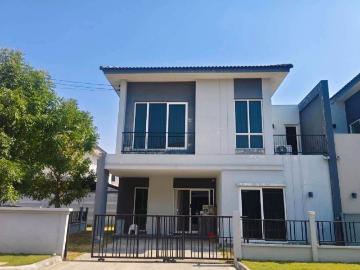 ให้เช่าบ้านแฝด2ชั้น เนื้อที่ 49 ตร.วา 3 ห้องนอน 3 ห้องน้ำ พร้อมเข้าอยู่ หมู่บ้าน แกรนด์พลีโน่ บรมฯ ศาลายา ใกล้มหาวิทยาลัยมหิดล ศาลายา