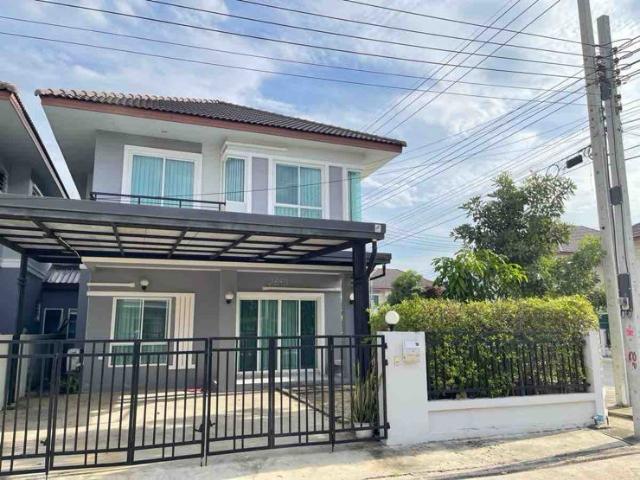‼️ให้เช่าด่วน‼️นนทวี วิลล์7 4ห้องนอน 3ห้องน้ำ หลังริม เฟอร์นิเจอร์และเครื่องใช้ไฟฟ้าครบ ต่อเพิ่มห้องครัวและโรงจอดรถ