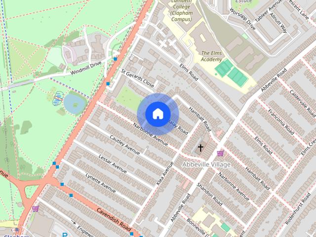 Hambalt Road, Clapham South