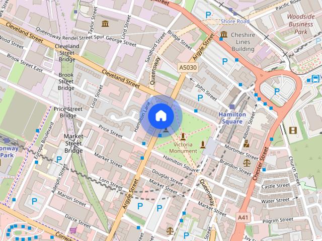 Hamilton Square, 24 Hamilton Square, CH41