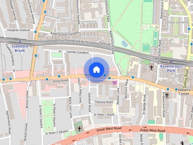 Hamlet Gardens, King Street, W6
