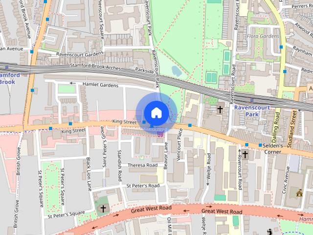 Hamlet Gardens, King Street, W6
