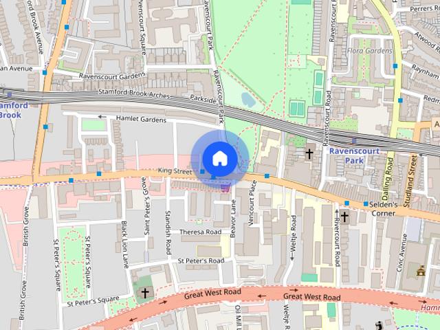 Hamlet Gardens, King Street, W6