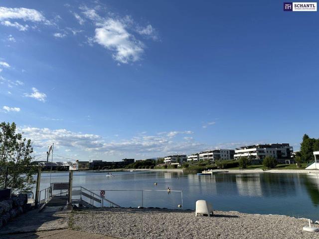 HAMMER! Exklusive Dachterrassenwohnung mit Seeblick und eigenem Seezugang an der Copacabana! Möbliert das perfekte Wohngefühl in Kalsdorf!