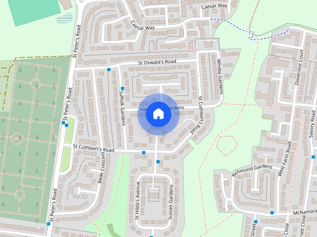 Hampshire Gardens, Wallsend, North Tyneside