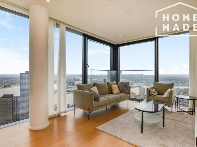 Hampton Tower, London E14, 2 bed flat to rent, £4,600 pcm | PrimeLocation
