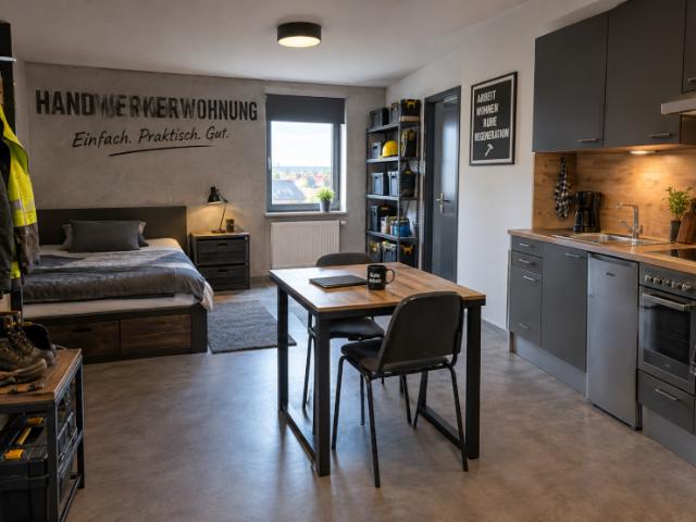 Handwerker Wohnung zu vermieten