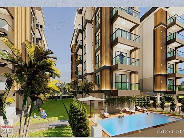 HANEM EMLAK' TAN HAVUZLU FİNİKE' DE SATILIK 1+1 DAİRE