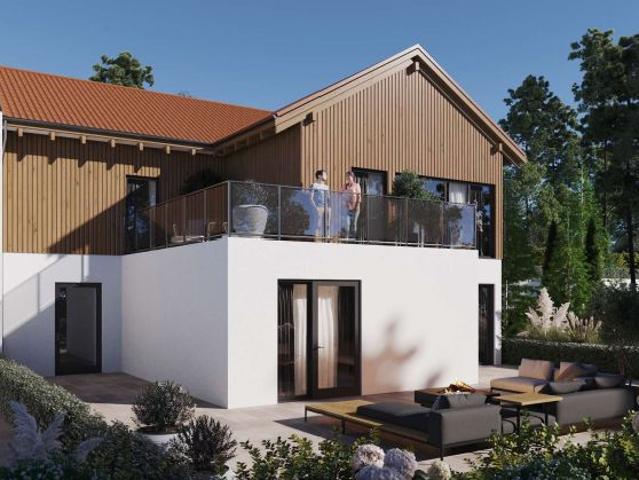 Hanglage de Luxe: Modernes Familien Domizil auf zwei Ebenen & Wellness Bad
