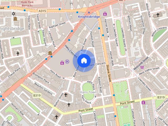 Hans Crescent, London SW1X