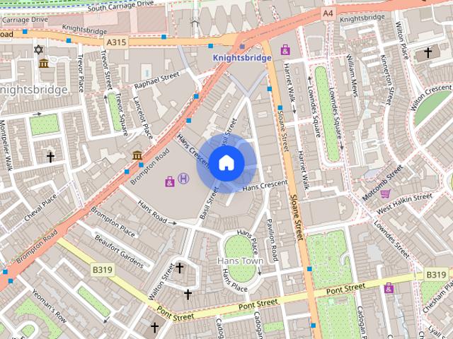 Hans Crescent, London, SW1X