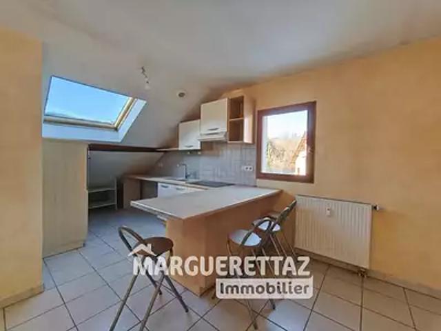 Habère Lullin 74420 Achat / Vente appartement 3 pièces t3 au dernier étage