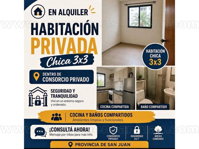 Habitación Compartida En San Juan ¡solo $100.000 Mensuales