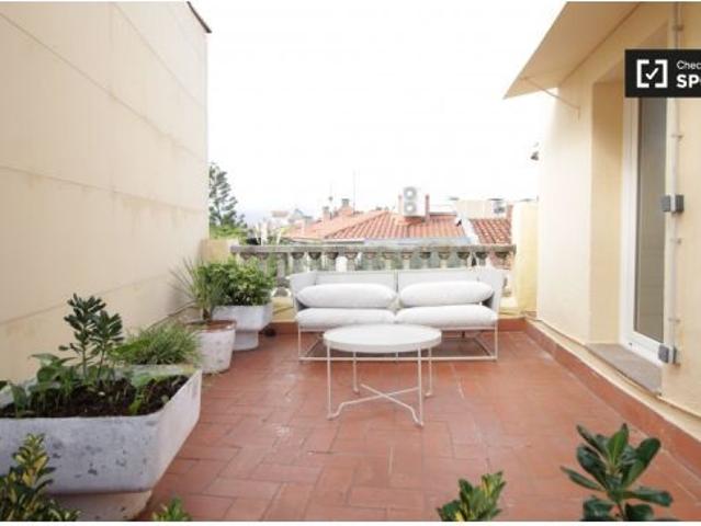 Habitación de la terraza en alquiler en el apartamento de 9 dormitorios, Prat de LLobregat